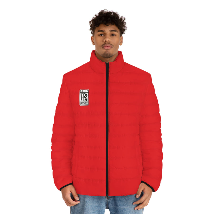 Men's Red Rolls Royce Puffer Jacket™