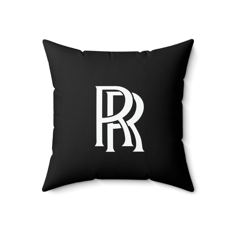 Black Rolls Royce Spun Polyester Square Pillow™