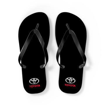 Unisex Black Toyota Flip Flops™