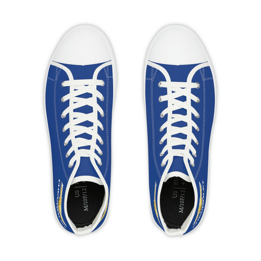 Men's Dark Blue Chevrolet High Top Sneakers™