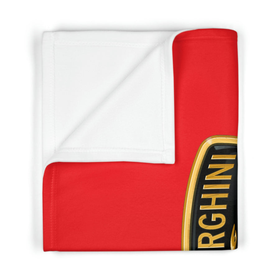 Red Lamborghini Soft Fleece Baby Blanket™