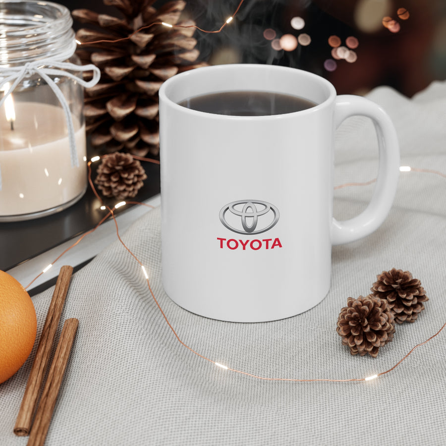 Mug en céramique blanche voiture Toyota Gazoo Racing, Accessoires \  Équipement de cuisine \ Des tasses Équipes \ Équipes de course \ Toyota