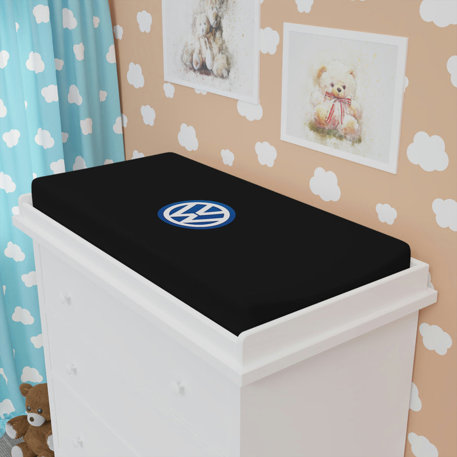 Black Volkswagen Baby Changing Pad Cover™