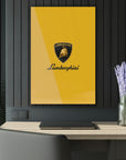 Yellow Lamborghini Acrylic Prints (French Cleat Hanging)™