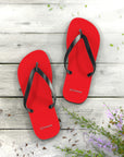 Unisex Red Mazda Flip Flops™