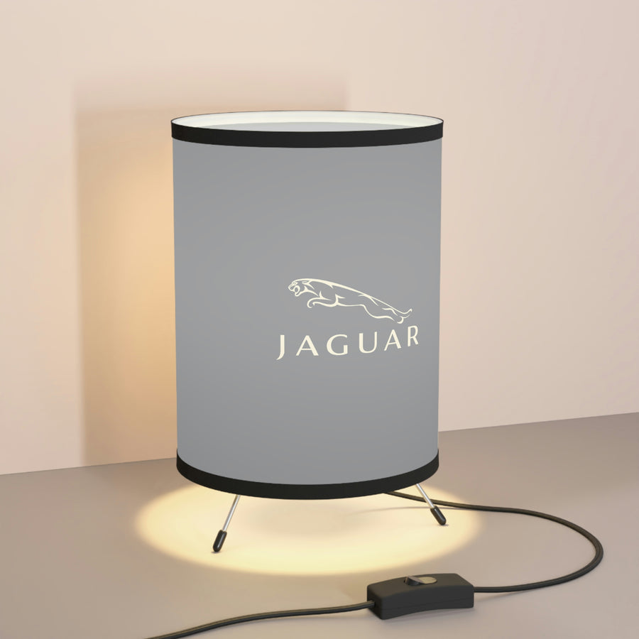 Grey Jaguar Tripod Lamp with High-Res Printed Shade, US\CA plug™