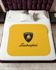 Yellow Lamborghini Sherpa Blanket™