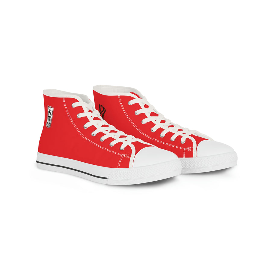 Men's Red Rolls Royce High Top Sneakers™