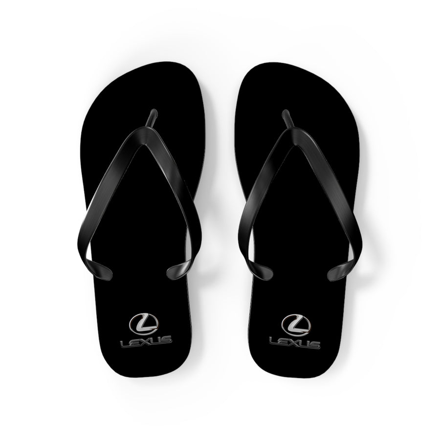 Unisex Black Lexus Flip Flops™