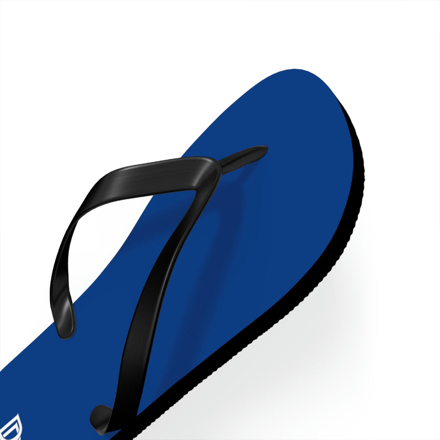 Unisex Dark Blue Rolls Royce Flip Flops™