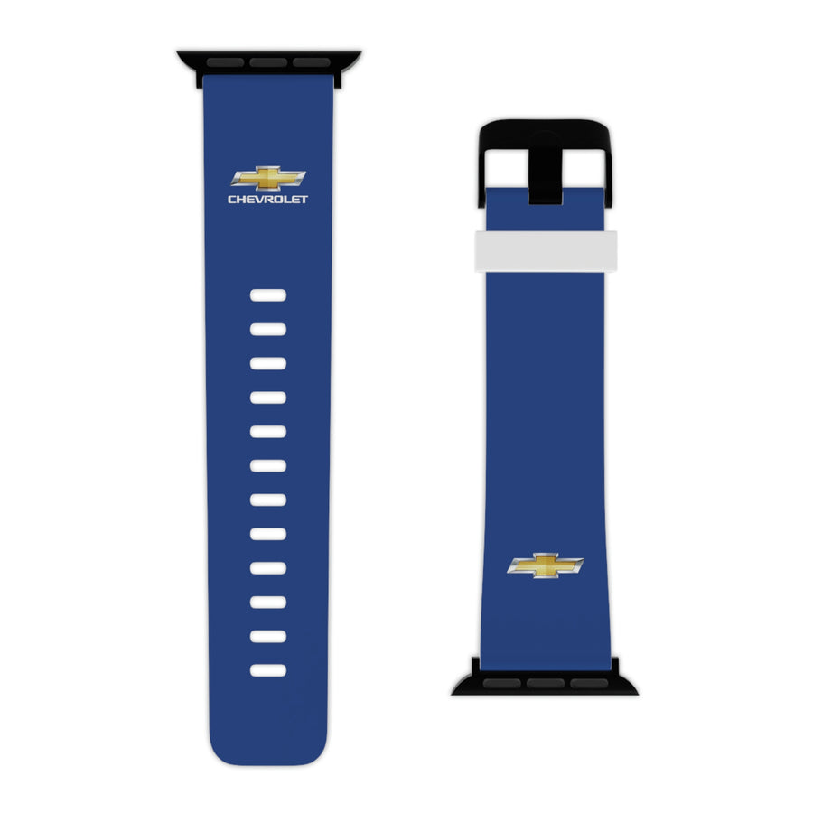 Dark Blue Chevrolet Watch Band for Apple Watch™