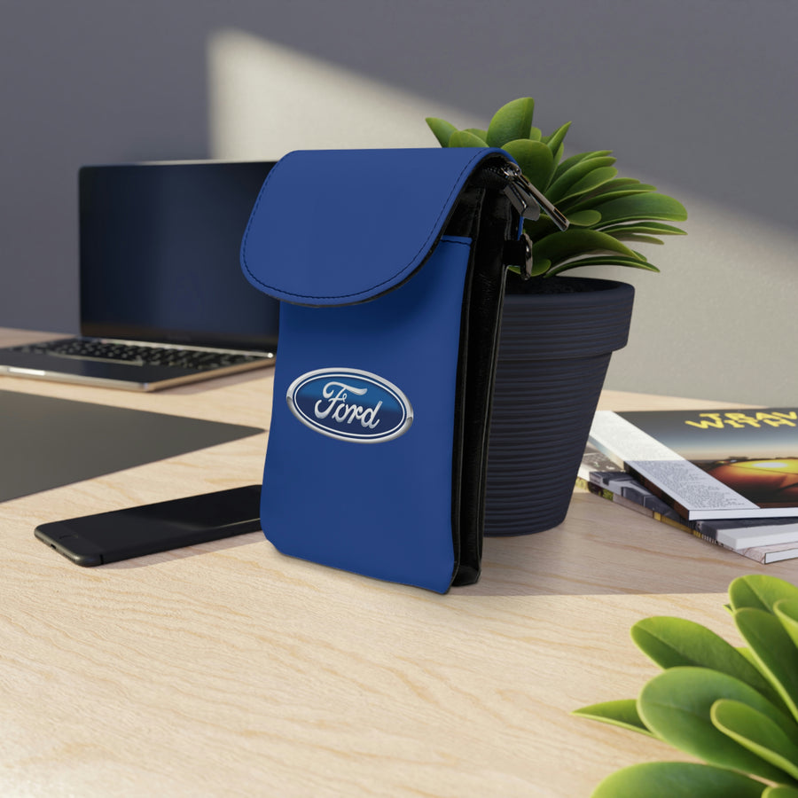 Dark Blue Ford Small Cell Phone Wallet™
