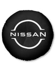 Black Nissan GTR Tufted Floor Pillow, Round™