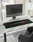 LED Gaming Black Dodge Mouse Pad™