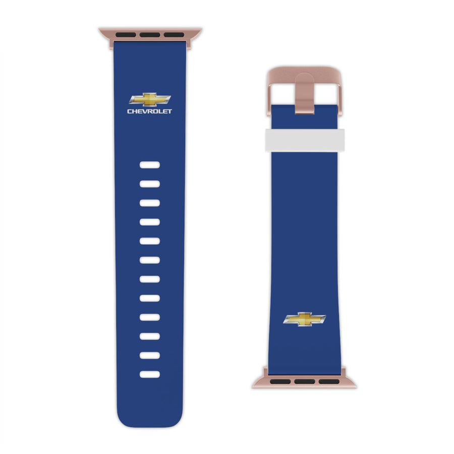 Dark Blue Chevrolet Watch Band for Apple Watch™