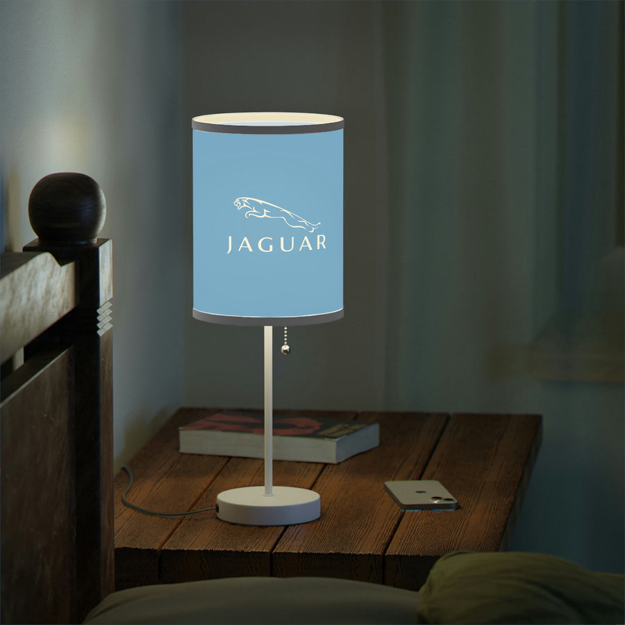 Light Blue Jaguar Lamp on a Stand, US|CA plug™