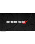 Black Dodge Beach Towel™