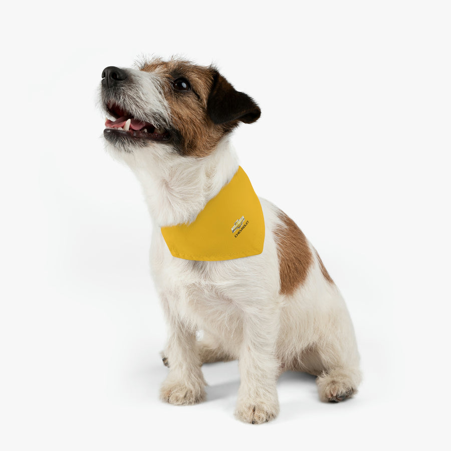 Yellow Chevrolet Pet Bandana Collar™