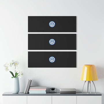 Black Volkswagen Acrylic Prints (Triptych)™