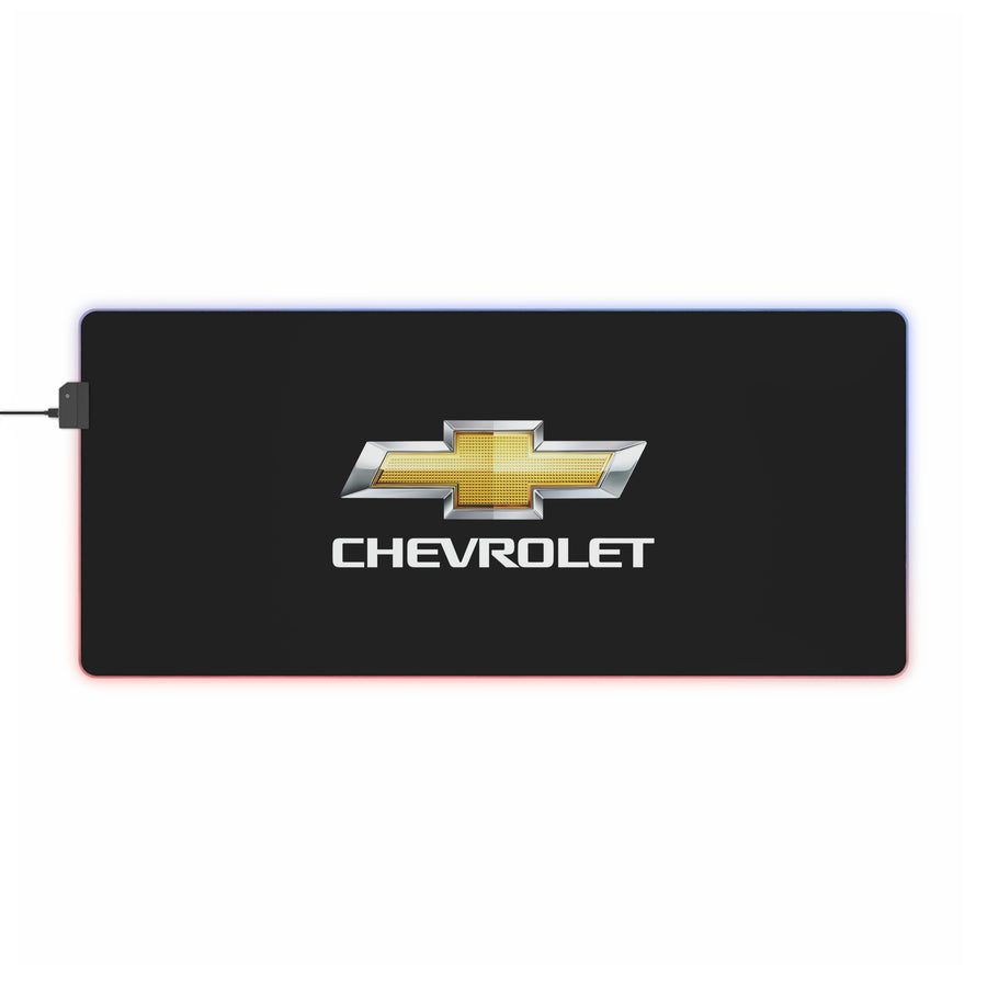 Black Chevrolet LED Gaming Mouse Pad™