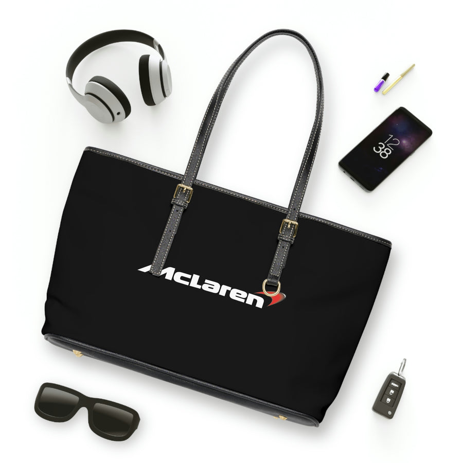 Black Mclaren Leather Shoulder Bag™