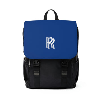 Unisex Dark Blue Rolls Royce Casual Shoulder Backpack™