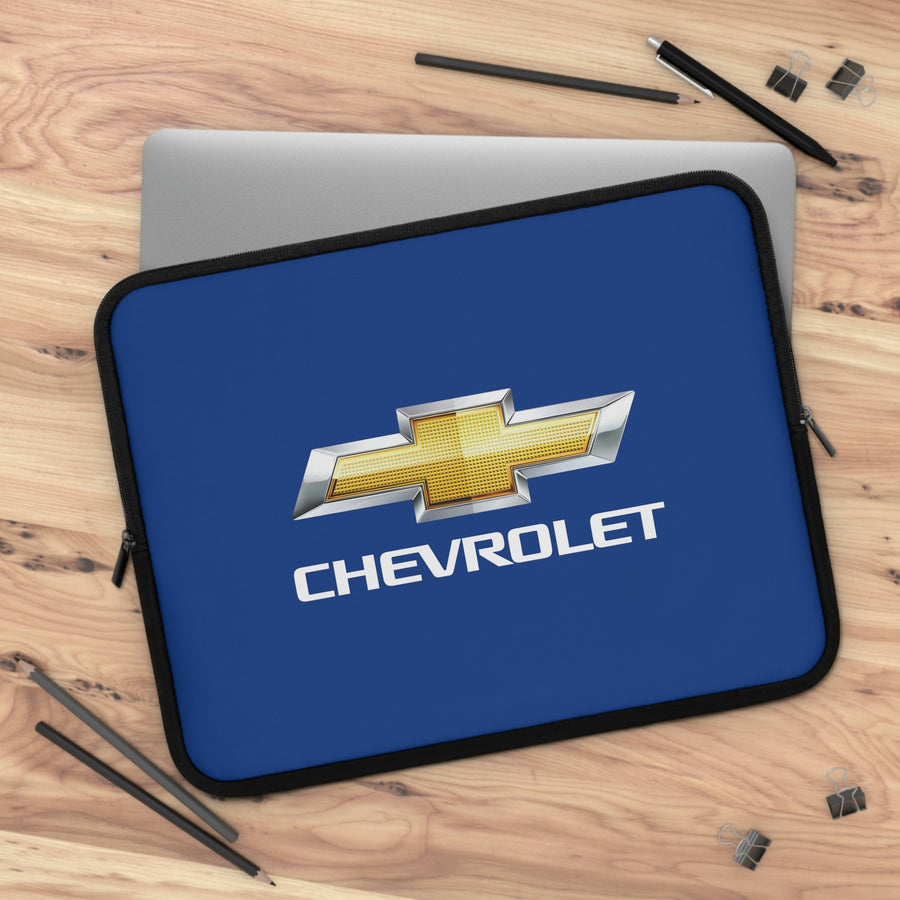 Dark Blue Chevrolet Laptop Sleeve™