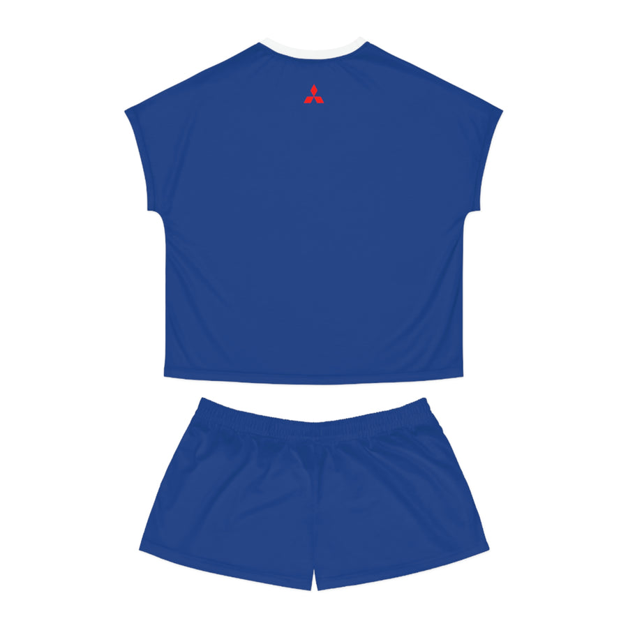 Women's Dark Blue Mitsubishi Short Pajama Set™