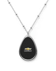 Black Chevrolet Oval Necklace™