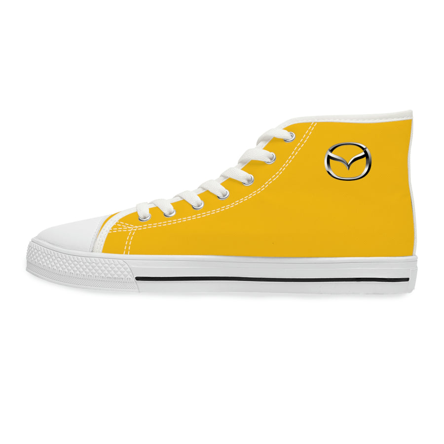 Women's Yellow Mazda High Top Sneakers™