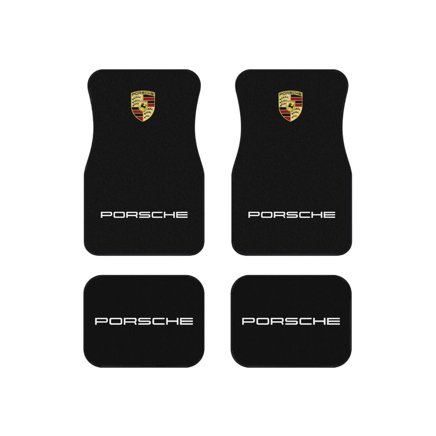 Porsche Black Car Mats (Set of 4)™