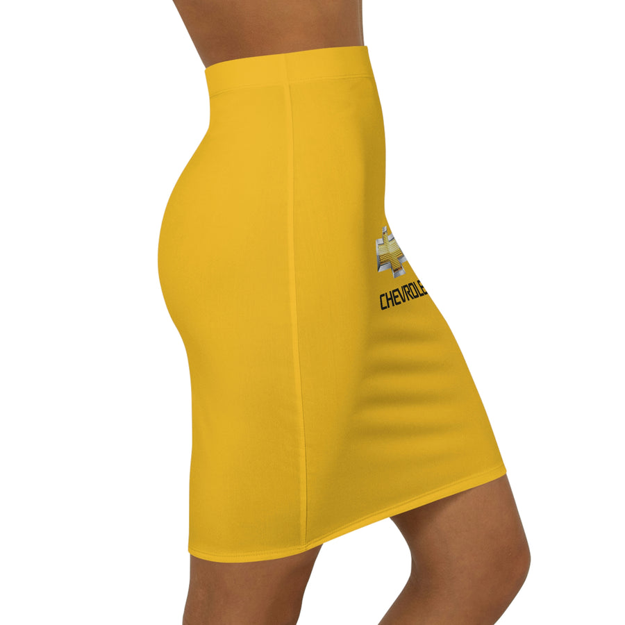 Women's Yellow Chevrolet Mini Skirt™