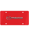 Red Mazda License Plate™