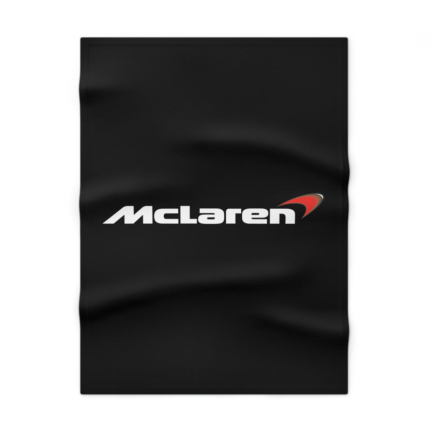 Black McLaren Soft Fleece Baby Blanket™