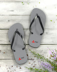 Unisex Grey Mitsubishi Flip Flops™