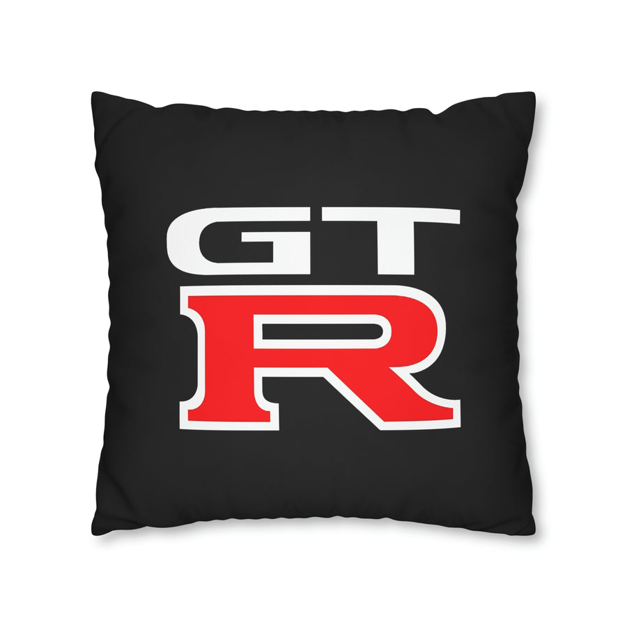 Black Spun Polyester Nissan GTR pillowcase™