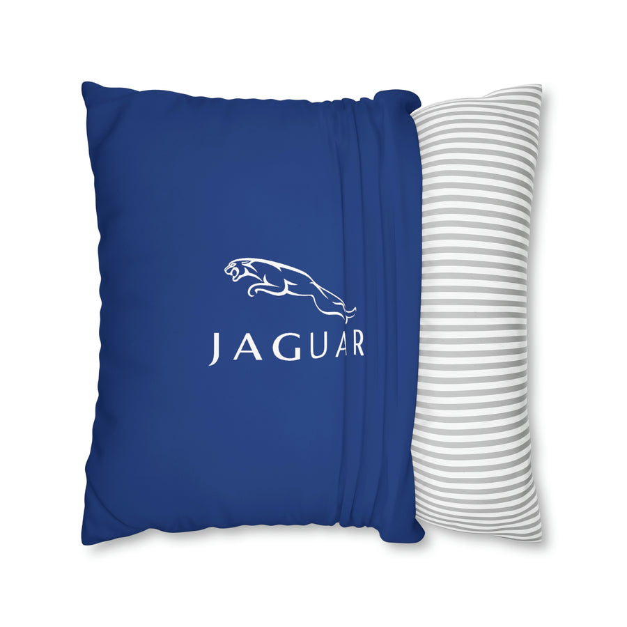 Dark Blue Jaguar Spun Polyester pillowcase™