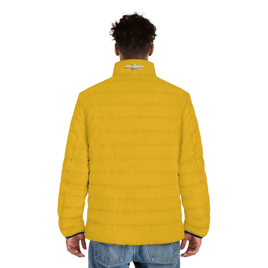 Men's Yellow Chevrolet Puffer Jacket™