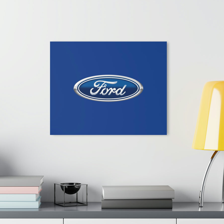 Dark Blue Ford Acrylic Prints (French Cleat Hanging)™