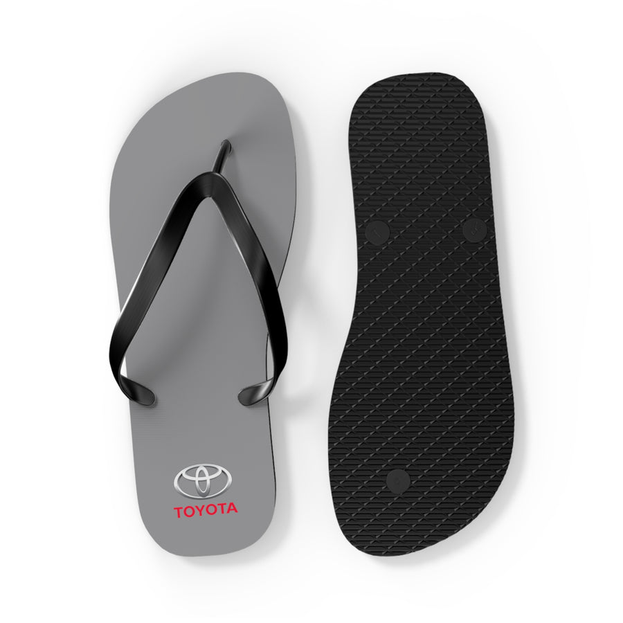 Unisex Grey Toyota Flip Flops™