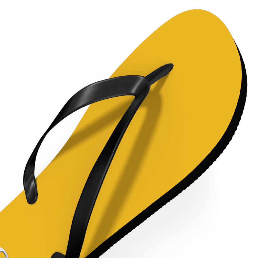 Unisex Yellow Toyota Flip Flops™