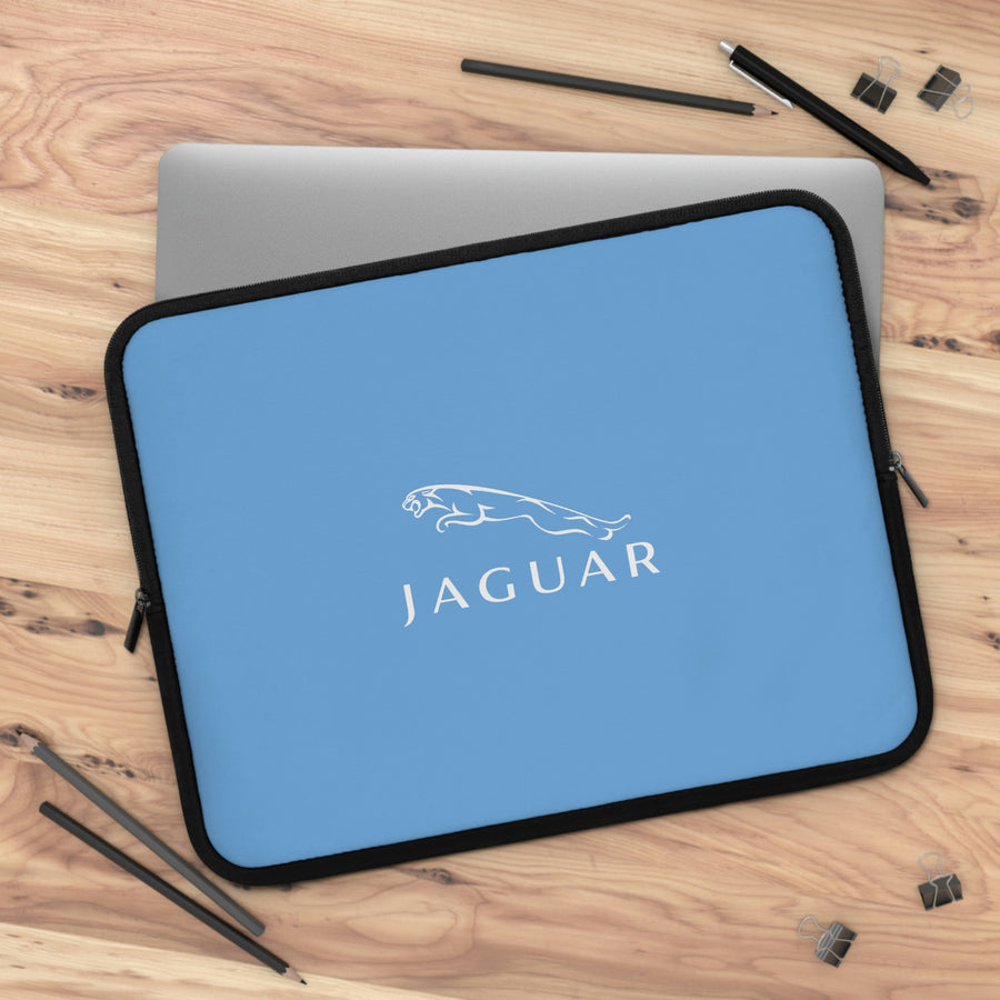 Light Blue Jaguar Laptop Sleeve™