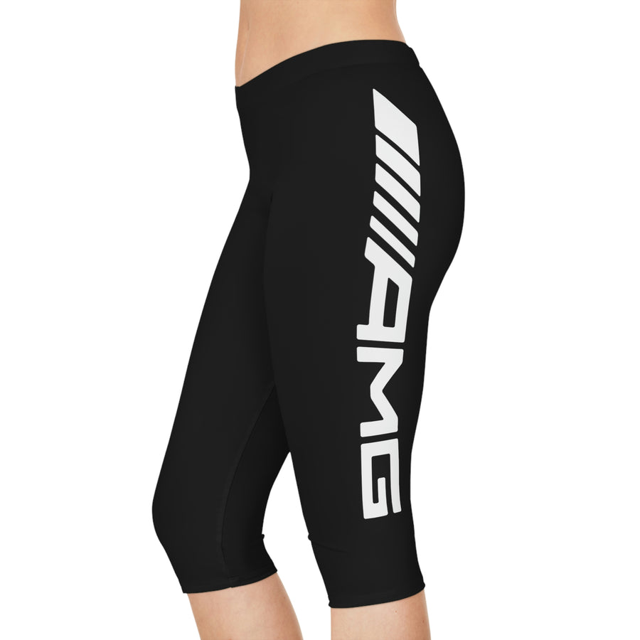 Women's Black Mercedes Capri Leggings™