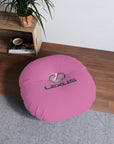 Light Pink Lexus Tufted Floor Pillow, Round™