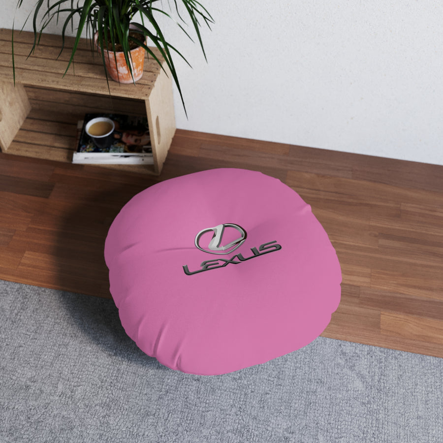 Light Pink Lexus Tufted Floor Pillow, Round™