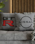 Grey Spun Polyester Nissan GTR pillowcase™