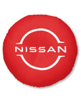 Red Nissan GTR Tufted Floor Pillow, Round™