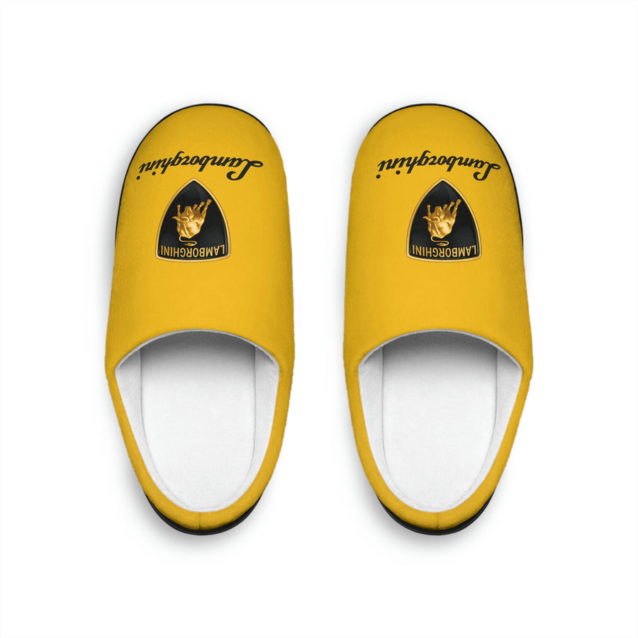 Unisex Yellow Lamborghini Indoor Slippers™