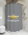 Grey Chevrolet Shower Curtain™