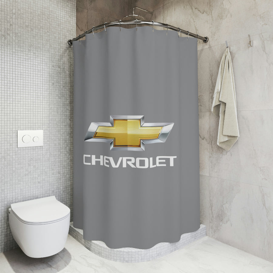 Grey Chevrolet Shower Curtain™